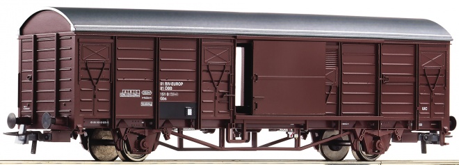 Box car type Gbs<br /><a href='images/pictures/Roco/Roco-76672.jpg' target='_blank'>Full size image</a>
